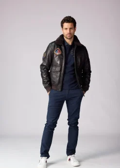 Cuir marron RAVEN ALPHA