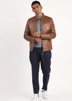 Cuir marron TRUST VICTORY