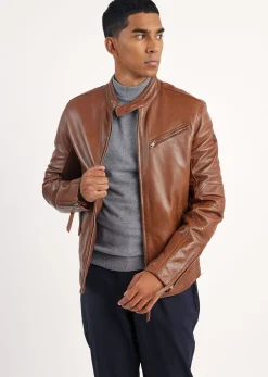 Cuir marron TRUST VICTORY