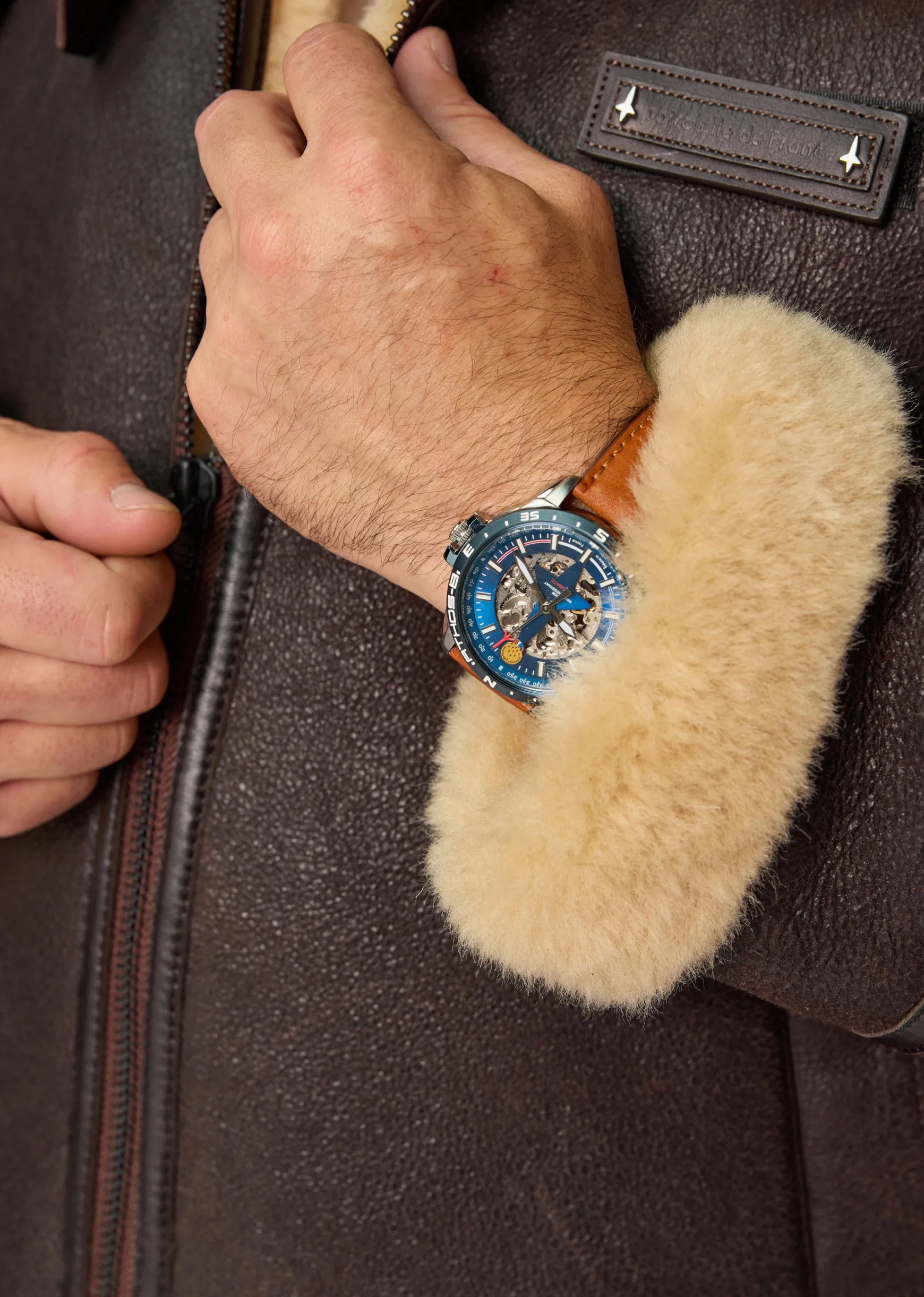 Cuir marron TYPHON QUEENSTOWN
