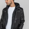 Cuir noir BYRON MOJITO