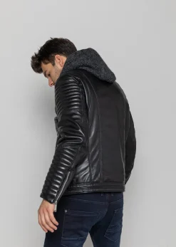 Cuir noir BYRON MOJITO