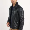 Cuir noir JAEGGER ALPHA