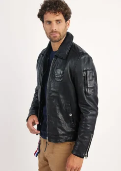 Cuir noir JAEGGER ALPHA
