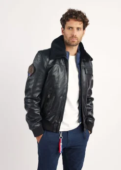 Cuir noir RAFAL YCON
