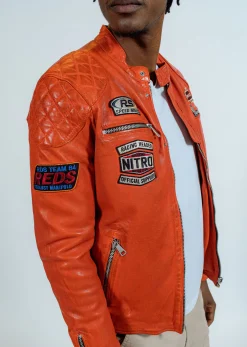 Cuir orange NITRO BARCELONA