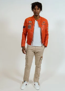 Cuir orange NITRO BARCELONA