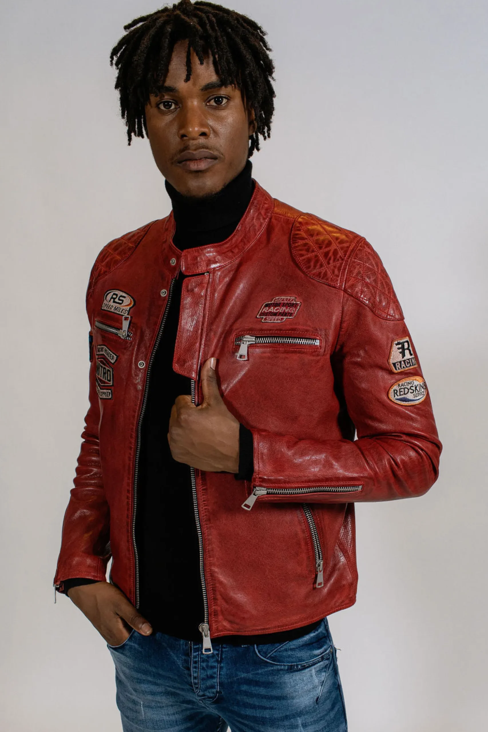 Cuir rouge NITRO BARCELONA