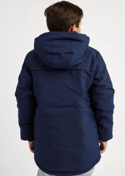 Doudoune bleue marine