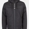 Doudoune noire RUFF COLORS