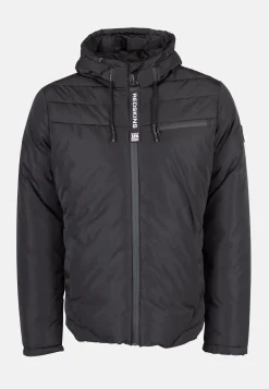 Doudoune noire RUFF COLORS