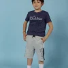 Jogging short enfant gris