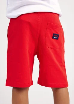 Jogging short enfant rouge