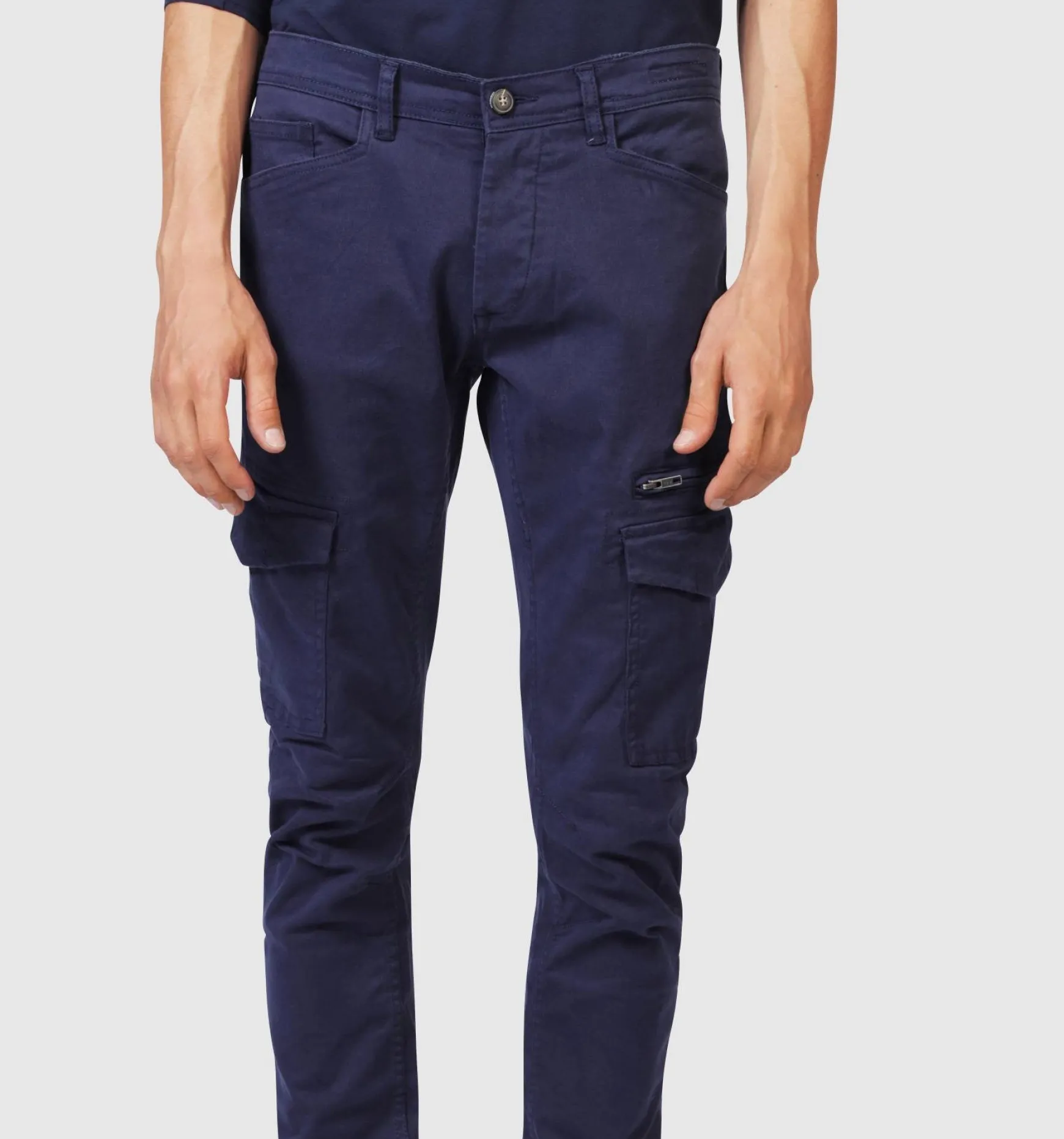 Pantalon bleu marine TONVUI MAHEVAN