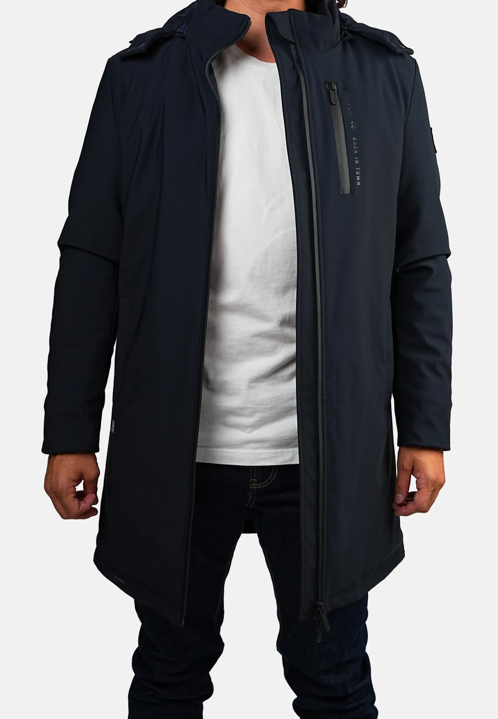 Parka bleu marine GRIDA ACTIVE