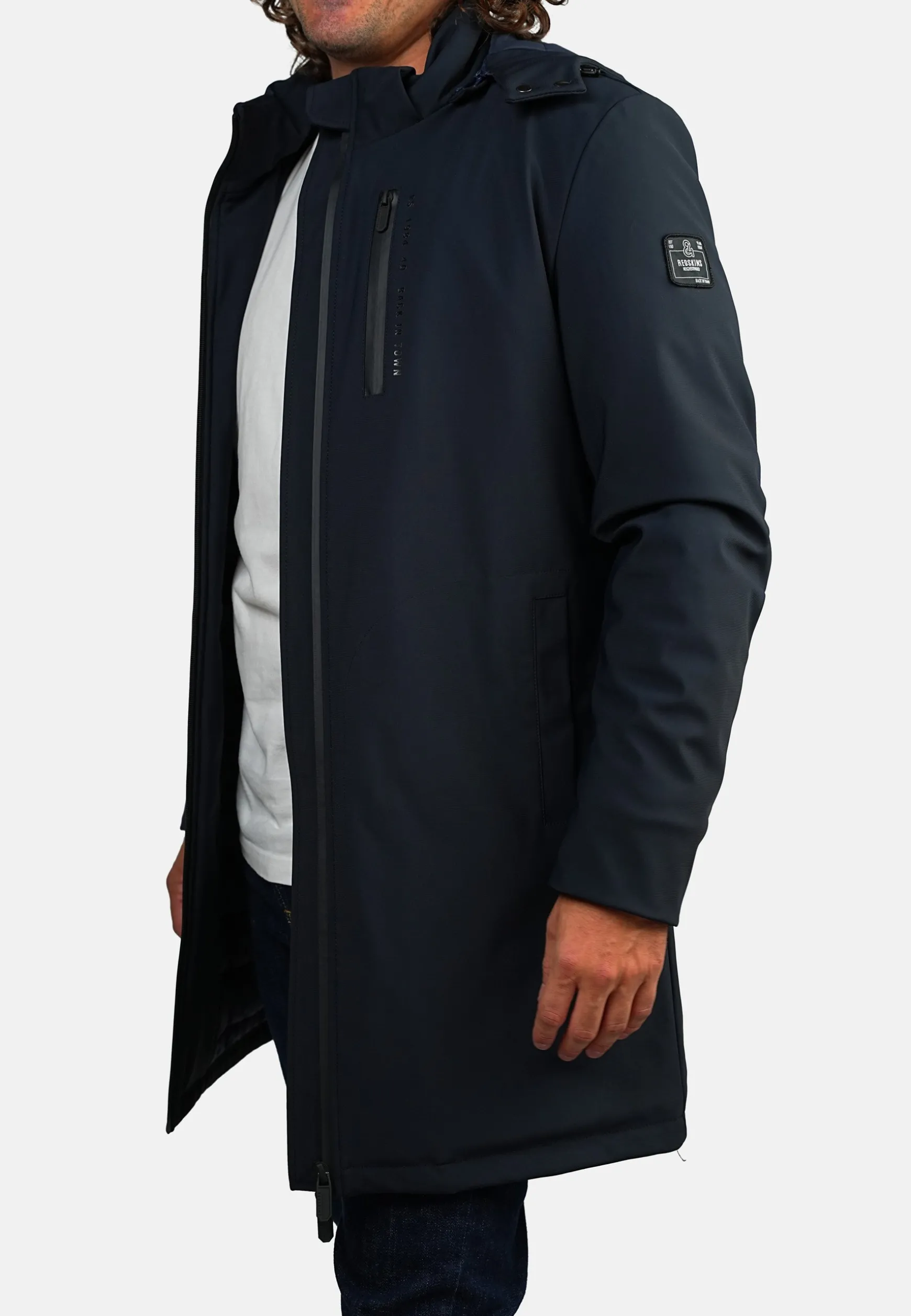 Parka bleu marine GRIDA ACTIVE