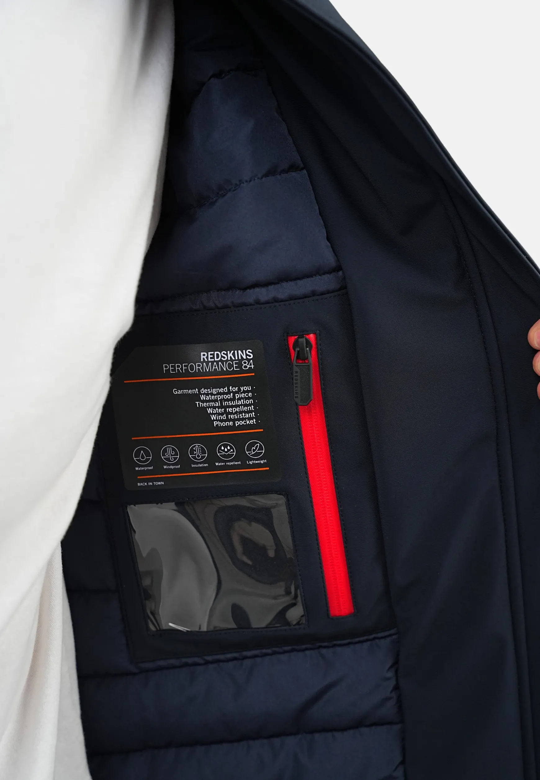 Parka bleu marine GRIDA ACTIVE