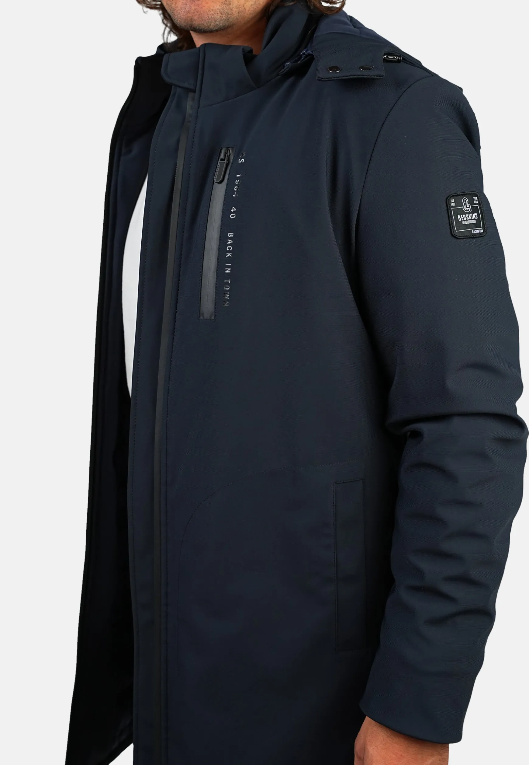 Parka bleu marine GRIDA ACTIVE