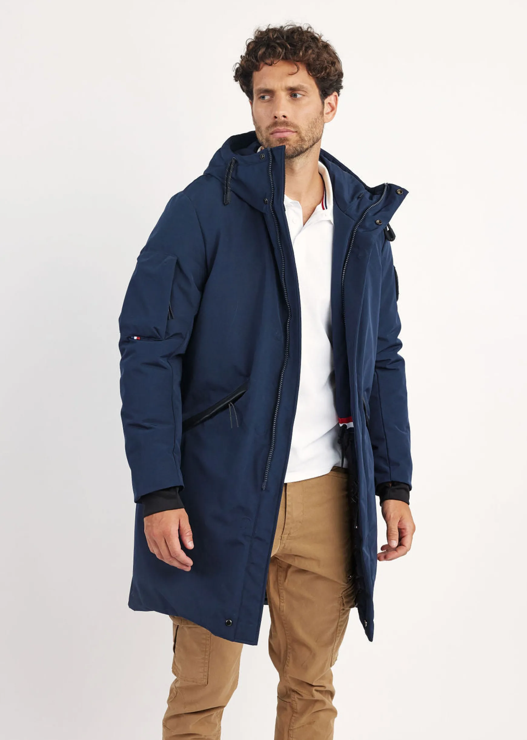 Parka bleue marine DOUGLAS TROPHY