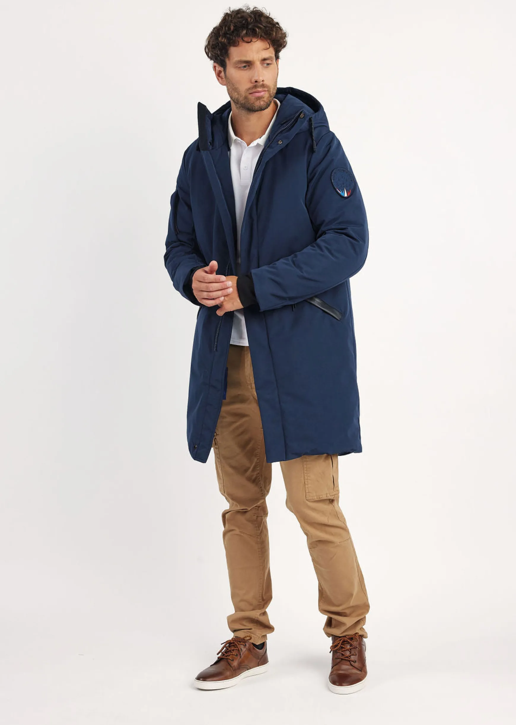 Parka bleue marine DOUGLAS TROPHY