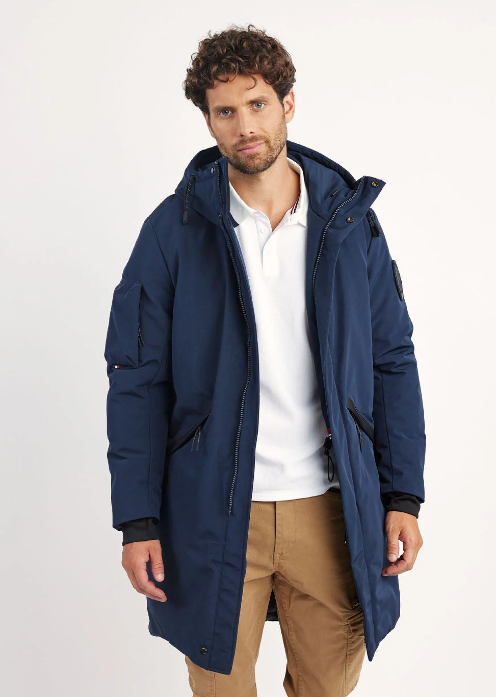 Parka bleue marine DOUGLAS TROPHY