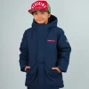 Parka enfant bleu marine