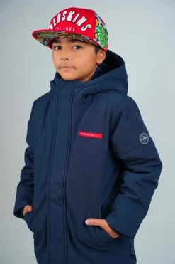 Parka enfant bleu marine