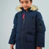 Parka junior bleu marine