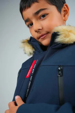 Parka junior bleu marine