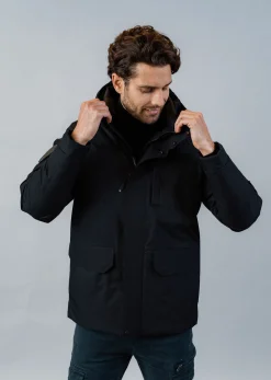 Parka noire / noires TARMAC CREW