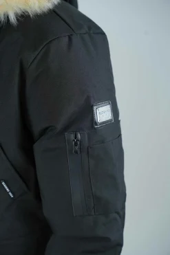 Parka noire indianapolis