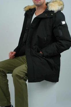 Parka noire venise