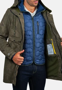 Parka verte GALERMA STARTCH