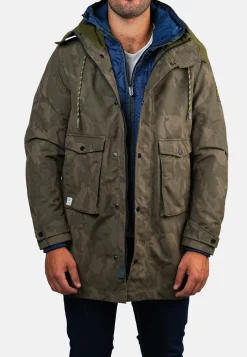 Parka verte GALERMA STARTCH