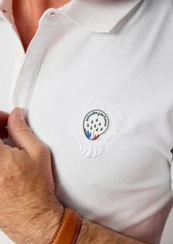 Polo blanc AIGLE GARROS