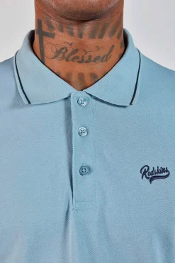 Polo bleu ciel 231040