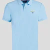 Polo bleu ciel RACING HIGH