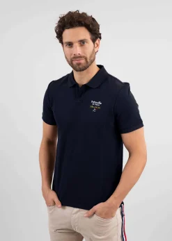 Polo bleu ciel RACING HIGH