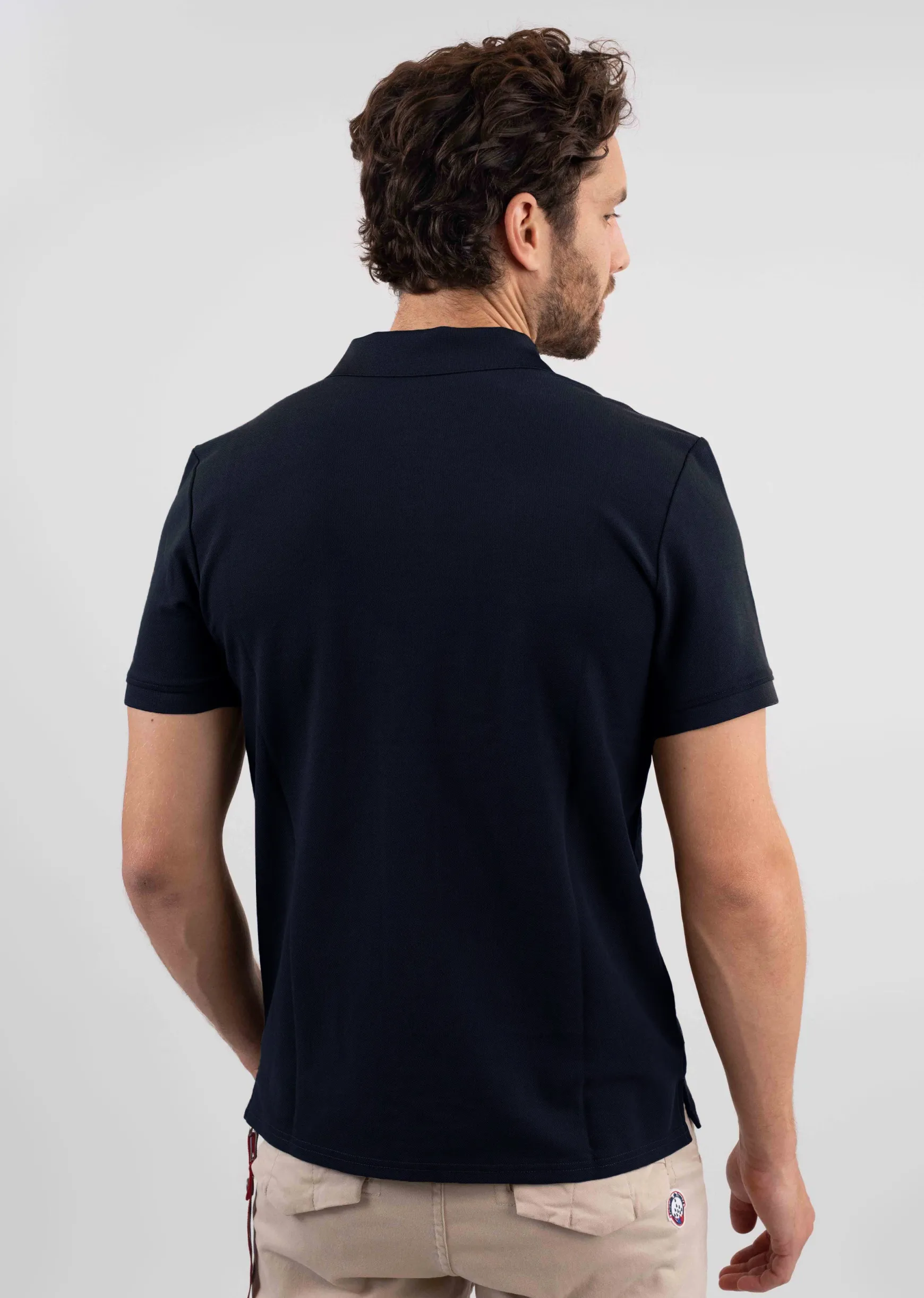 Polo bleu ciel RACING HIGH