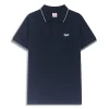Polo bleu foncé 231040