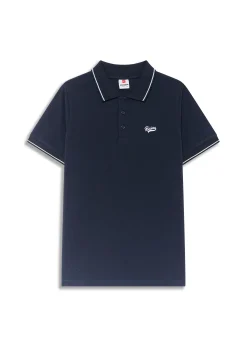 Polo bleu foncé 231040
