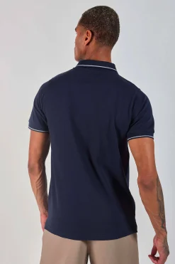 Polo bleu foncé 231040