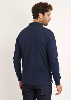 Polo bleu marine FORCE GARROS