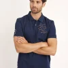 Polo bleu marine STORY HIGH