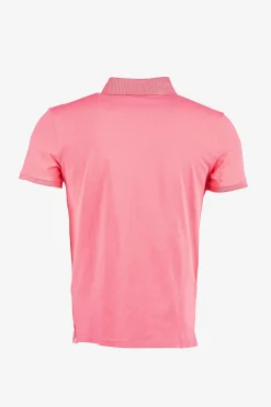 Polo manches courtes rose CACH CALDER