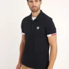 Polo noir AIGLE GARROS