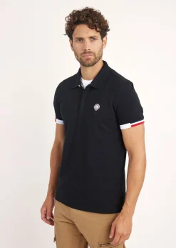 Polo noir AIGLE GARROS