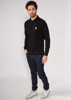 Polo noir FORCE GARROS