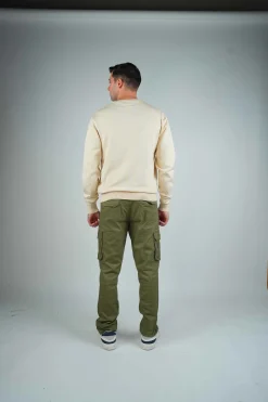 Pull col rond beige tulsa 9SWE2333AD