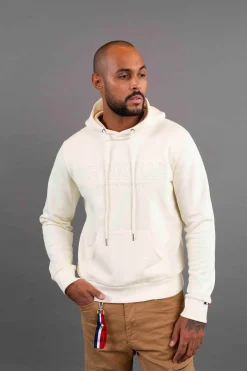 Sweatshirt blanc cassé MAGNETO FRENCH